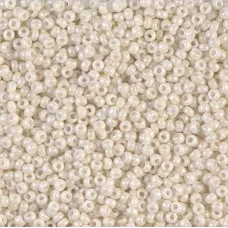Opaque Limestone Luster Miyuki Size 8/0 seed beads, Colour 0600, 22gm