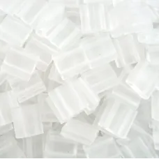 Crystal Transparent Matte, Miyuki Tila Beads, Colour 0131F, 5.2g