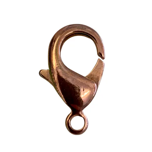 26mm Copper Lobster Clasps, Pack of 4 26mm Copper Lobster Clasps, Pack of 4