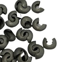 4mm Crimp Covers from Beadalon, Silver, Pack of 25