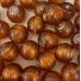Bulk Bag 18mm Gold Foiled Round Beads, Brown Topaz, Approx 250 Grams Bulk Bag 18mm Gold Foiled Round Beads, Brown Topaz, Approx 250 Grams