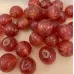 Bulk Bag 18mm Gold Foiled Round Beads, Peach, Approx 250 Grams