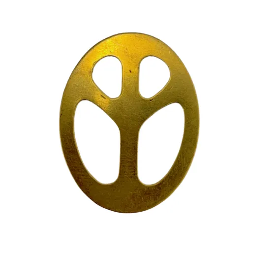 ImpressArt 24ga Brass Peace Sign, 1 1/4", Pack of 2 ImpressArt 24ga Brass Peace Sign, 1 1/4", Pack of 2