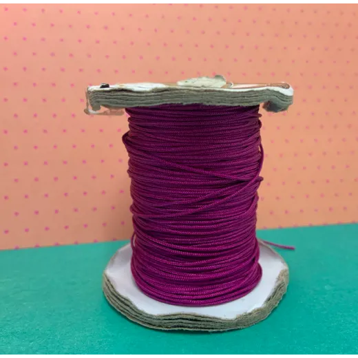 1mm Silk Cord, Approx 10 Metres, Purple