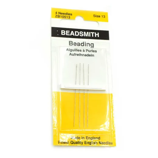 Size 13 John James Beading Needles, Pack of 4 Size 13 John James Beading Needles, Pack of 4