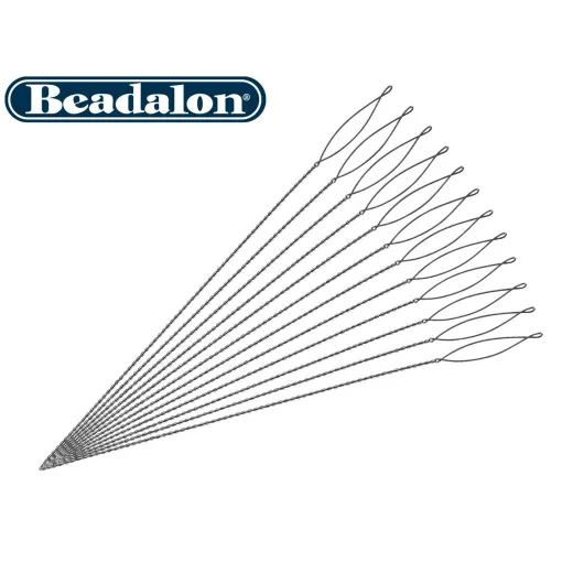 Beadalon 700H-101 Collapsible Eye Needles, 2.5", Heavy, Bulk Pack of 50 Beadalon 700H-101 Collapsible Eye Needles, 2.5", Heavy, Bulk Pack of 50