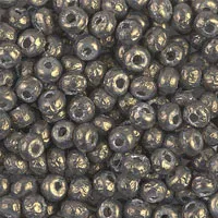 Miyuki seed beads with baroque coating in colour 3957.