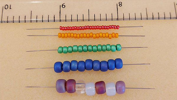 Miyuki Delica and Seed Bead Size Comparisons