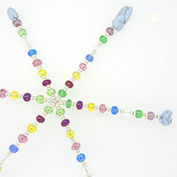 January 2021 Bead of the Month - The Snowflake Bead reminds you that you  are one of a kind! #BOM13001