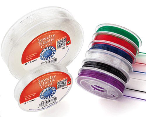 Stretch Magic Clear Beading Cord ALL SIZES - Elastic Cord - CLEAR Elastic  Stretch Cord, Stretch Magic Cord, No Fray Cord