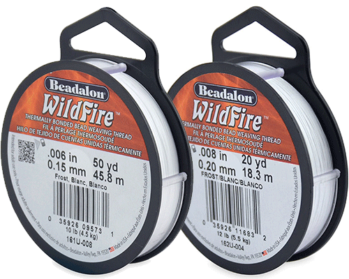 Beadalon Wildfire Bead Thread .15mm 50yd Beige